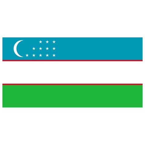 uzbekistan flag png
